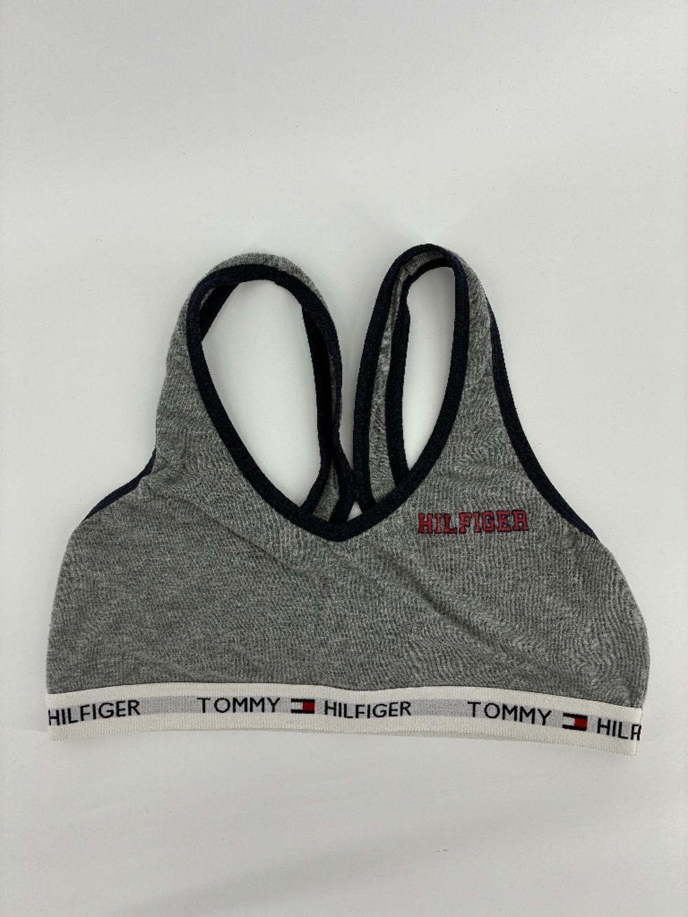 MASSIVE $10 SALE Tommy Hilfiger Grey & White Sports Bra